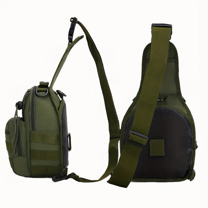 Sling Bag – for Travel, Oxford Cloth Chest Phone Pocket – detail view 28