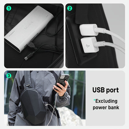 Sling Bag – USB Charging, for Travel & Everyday Use – detail view 11