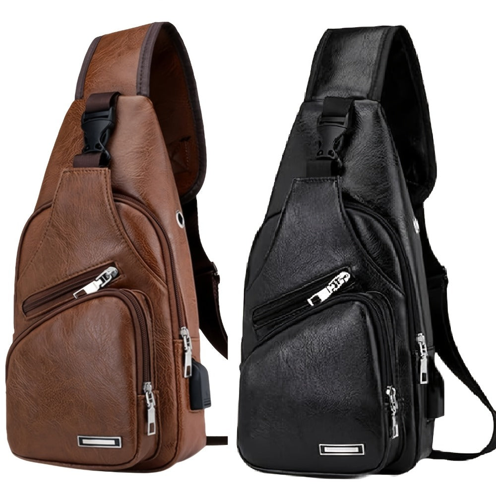Sling Bag – USB Charging, Lightweight, for Travel – detail view 3