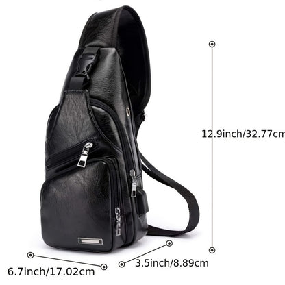 Sling Bag – USB Charging, Lightweight, for Travel – detail view 5