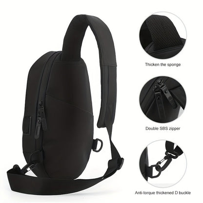 Sling Bag – USB Charging, Waterproof, for Work – detail view 18