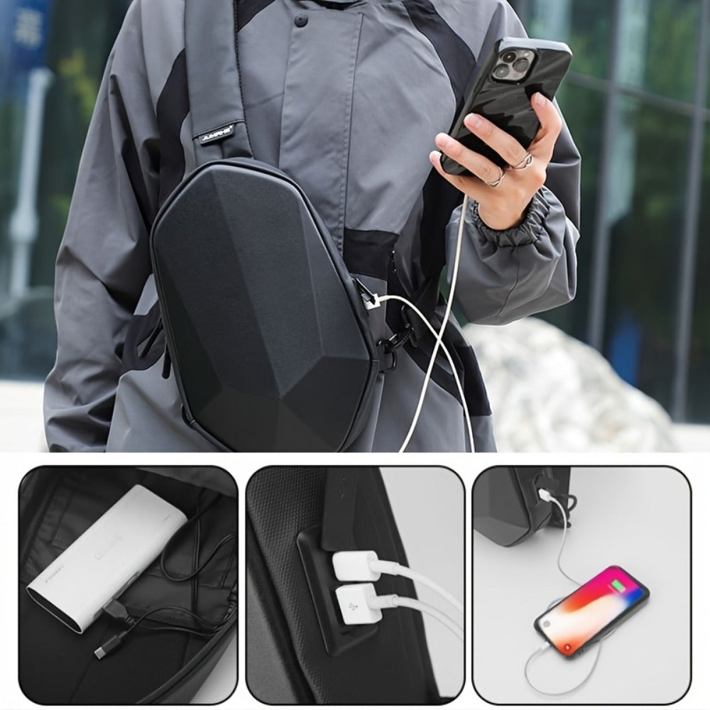 Sling Bag – USB Charging, Waterproof, for Work – detail view 9