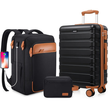Travel Toiletry Bag – 3 Piece, 20 Inch, TSA Lock, Spinner Wheels – detail view 11