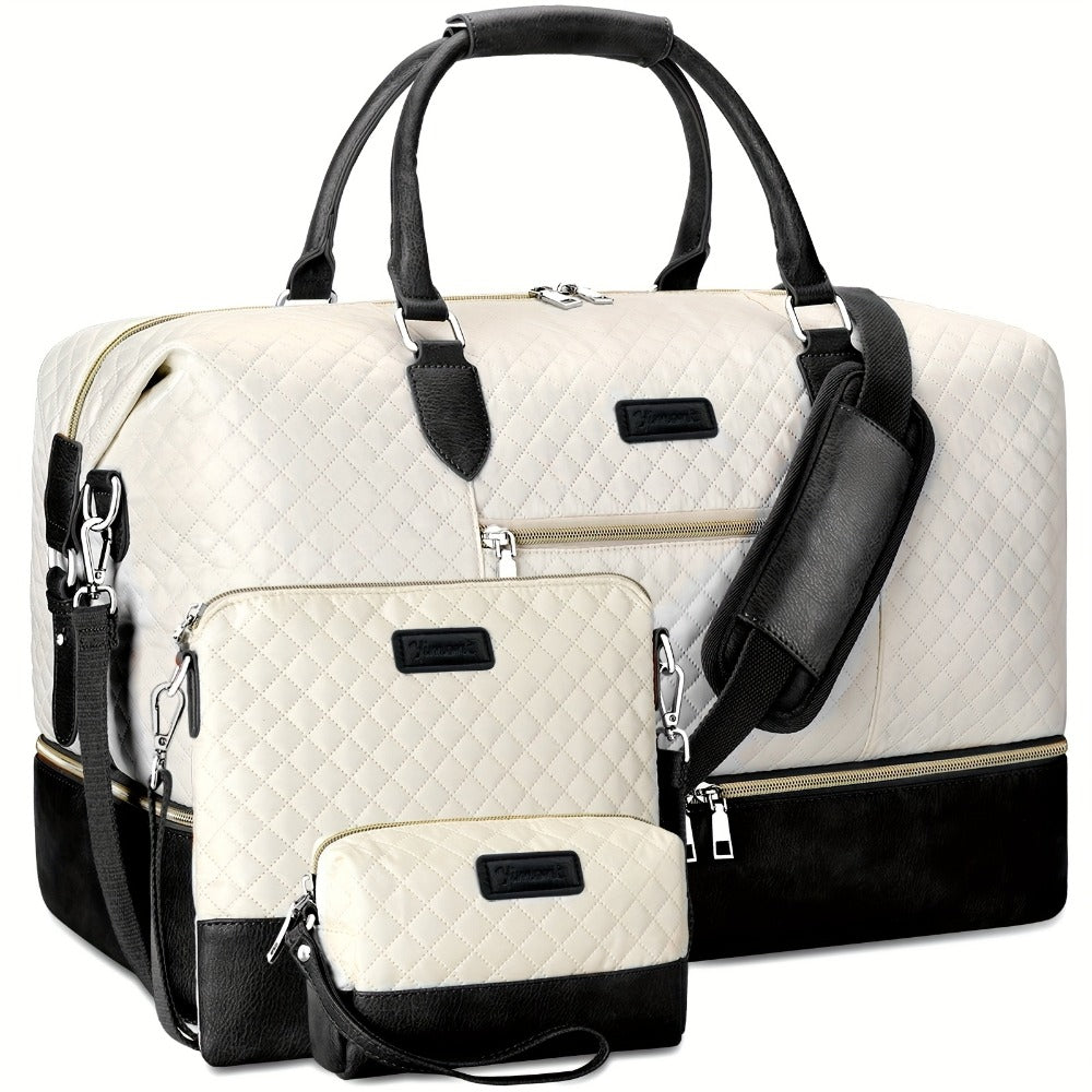 Travel Toiletry Bag – 3 Piece, Large Capacity, for Travel & Work – detail view 4