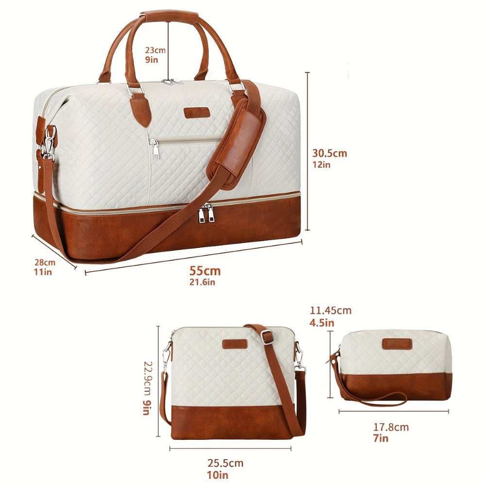Travel Toiletry Bag – 3 Piece, Large Capacity, for Travel & Work – detail view 5