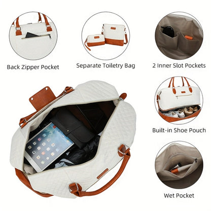 Travel Toiletry Bag – 3 Piece, Large Capacity, for Travel & Work – detail view 7