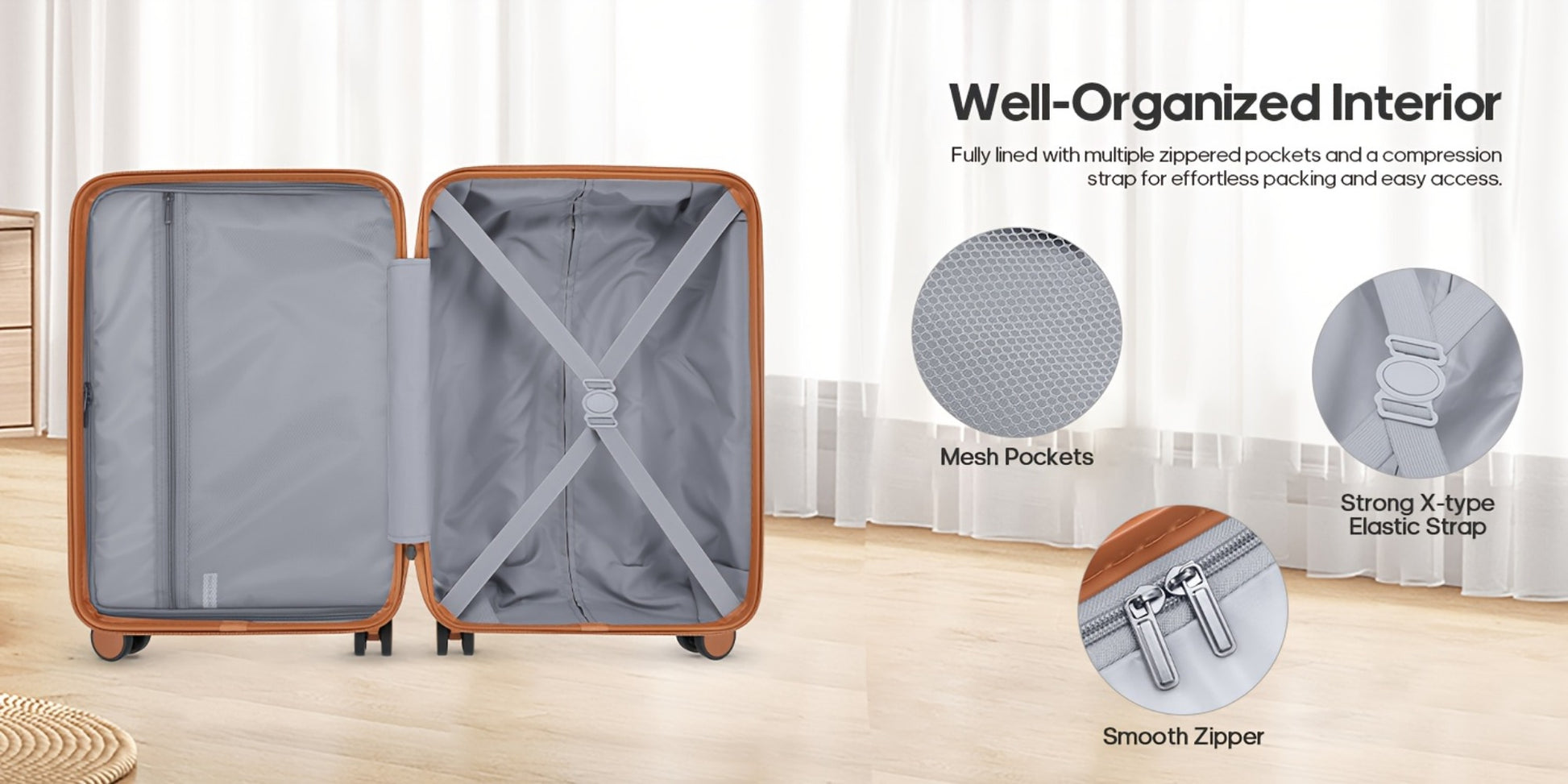 Travel Toiletry Bag – 3 Piece, 20 Inch, TSA Lock – detail view 18