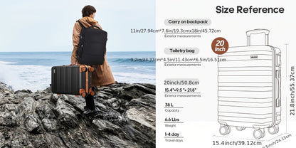 Travel Toiletry Bag – 3 Piece, 20 Inch, TSA Lock – detail view 22