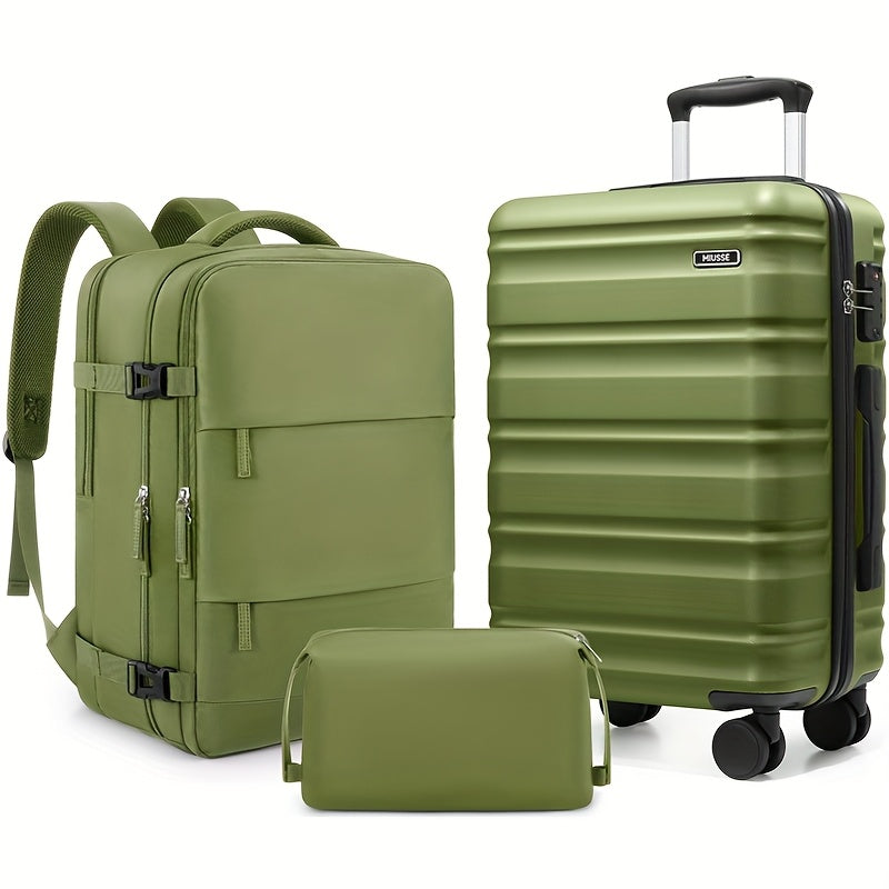 Travel Toiletry Bag – 3 Piece, 20 Inch, TSA Lock – front view - product view 21