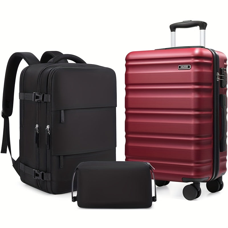 Travel Toiletry Bag – 3 Piece, 20 Inch, TSA Lock – alternate view