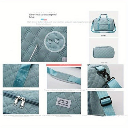 Travel Toiletry Bag – for Travel, Weekender Shoe Compartment Toiletry Oxford – detail view 13