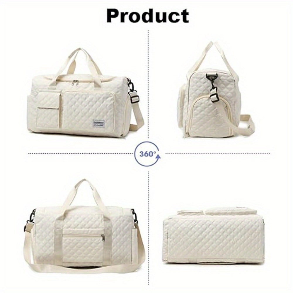 Travel Toiletry Bag – for Travel, Weekender Shoe Compartment Toiletry Oxford – detail view 15
