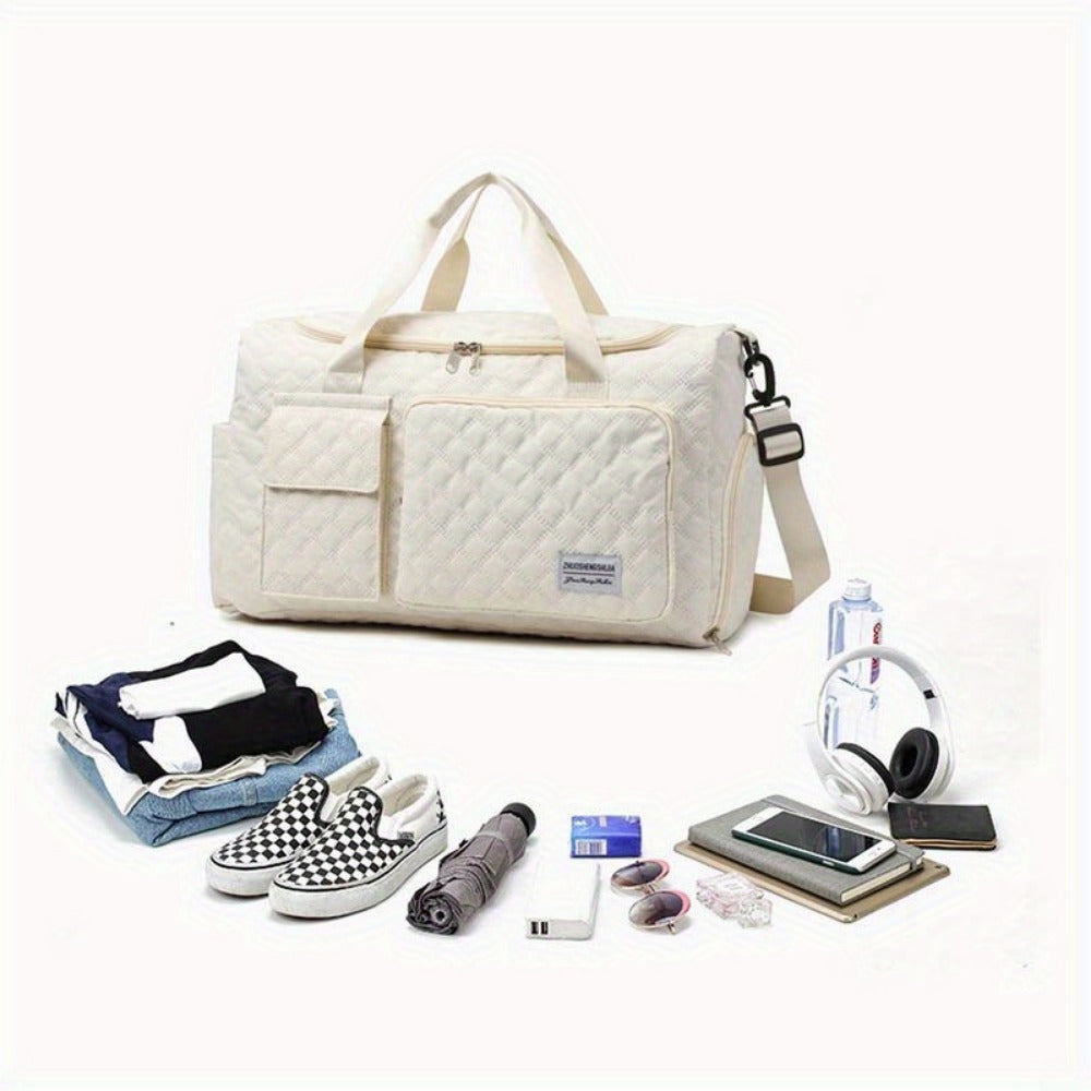 Travel Toiletry Bag – for Travel, Weekender Shoe Compartment Toiletry Oxford – detail view 16
