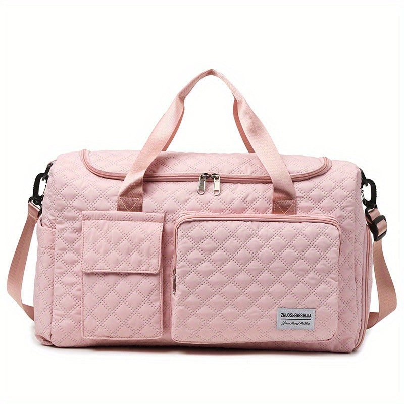 Travel Toiletry Bag – for Travel, Weekender Shoe Compartment Toiletry Oxford – front view - product view 22