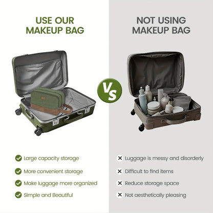 Travel Toiletry Bag – Canvas, Large Capacity, for Travel – detail view 15