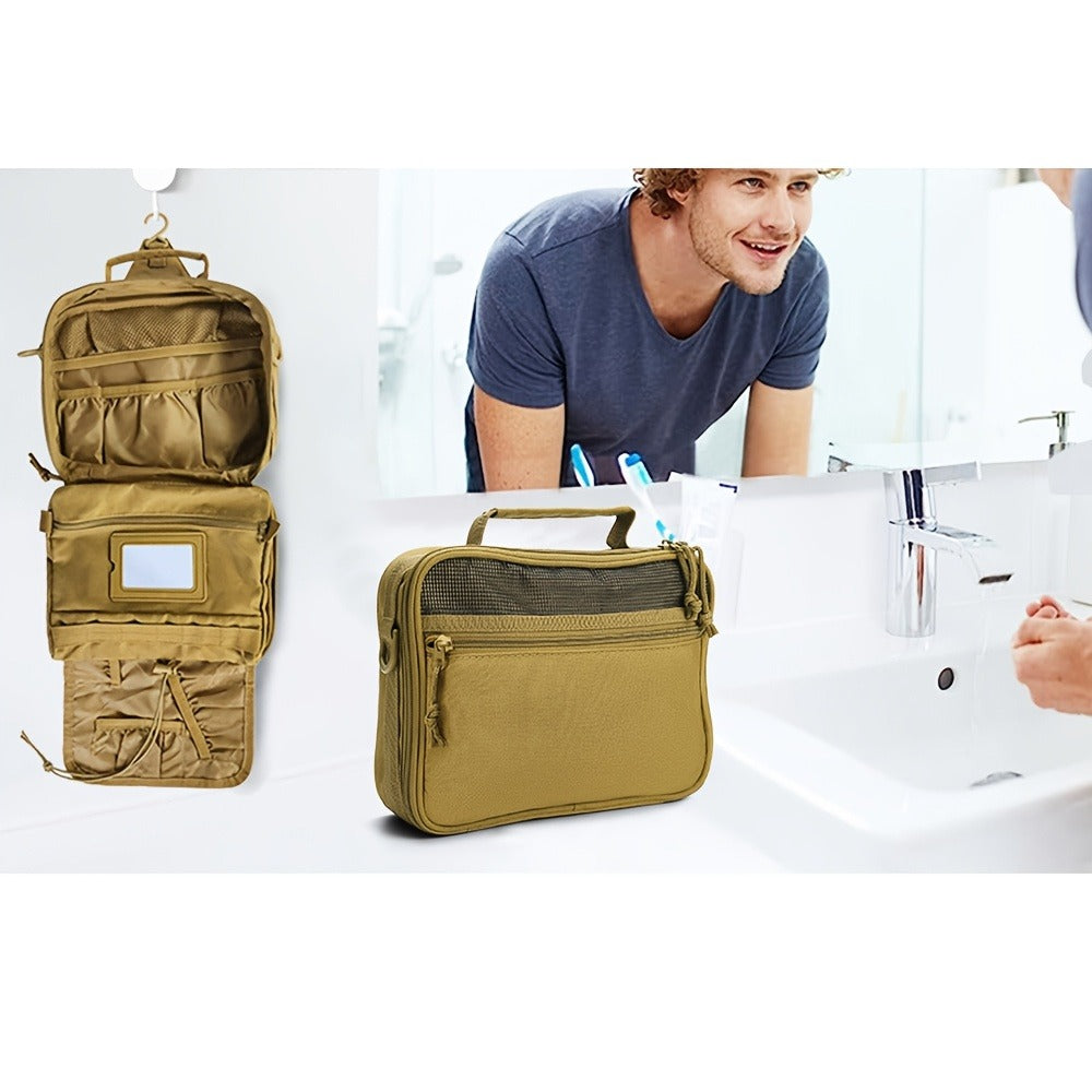 Travel Toiletry Bag – for Travel, Tactical Toiletry Hanging Dopp Kit – detail view 4