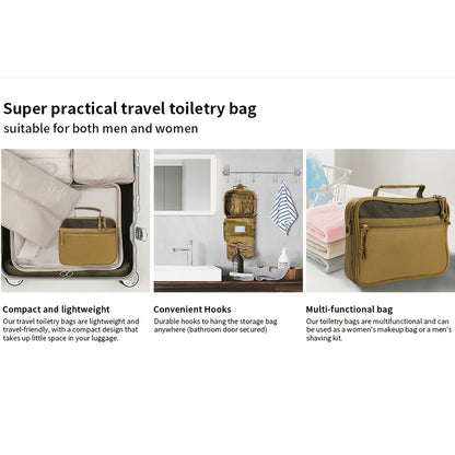 Travel Toiletry Bag – for Travel, Tactical Toiletry Hanging Dopp Kit – detail view 8