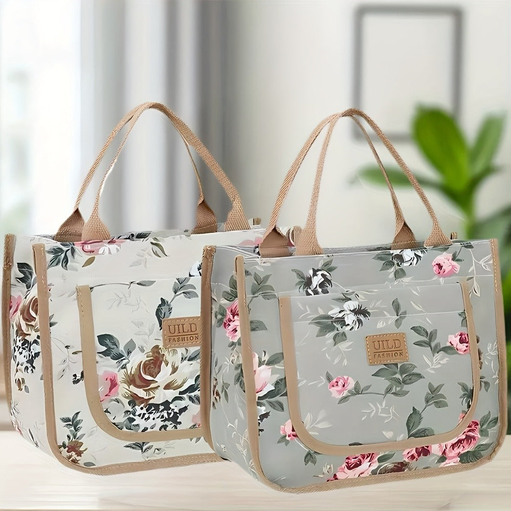Tote Bag for Women – 2-Pack, Canvas, for Work & Everyday Use | Bag Vero – front view