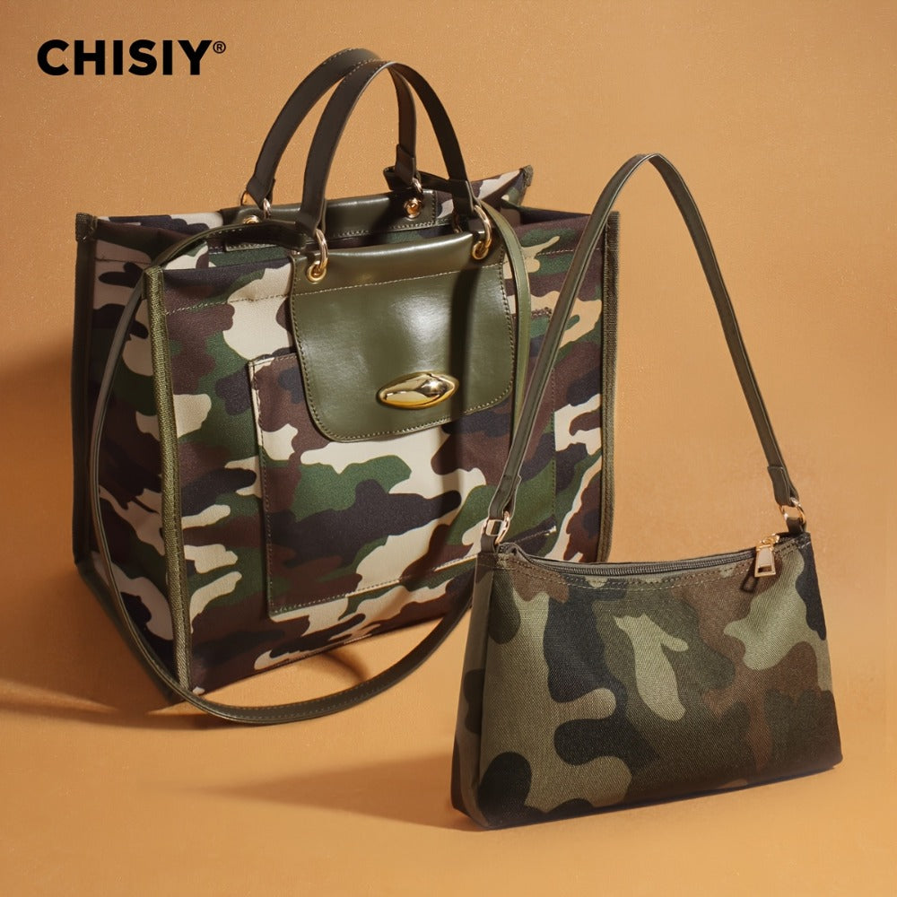 Tote Bag for Women – 2-Piece, Large Capacity, Adjustable Strap | Bag Vero – front view