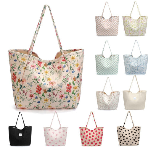 Tote Bag for Women – Corduroy, Large Capacity | Bag Vero – front view