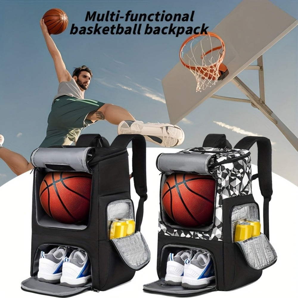 Travel Backpack – Large Capacity, Youth Basketball Shoe Compartment Multifunctional | Bag Vero – front view