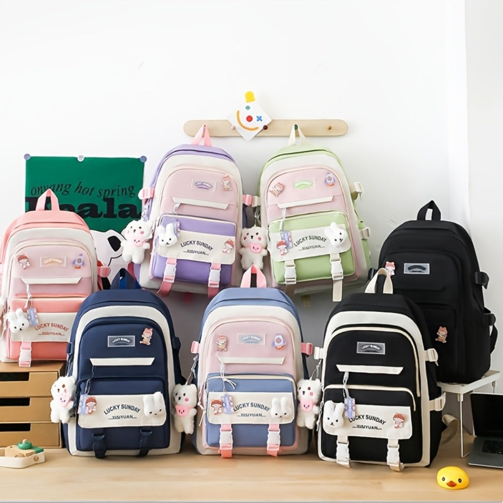 Travel Backpack – 5-Piece, Large Capacity, Lightweight, for Travel & School – detail view 21
