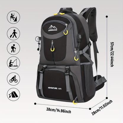 Travel Backpack – 60L, Large Capacity, Waterproof, for Travel & Work – detail view 23