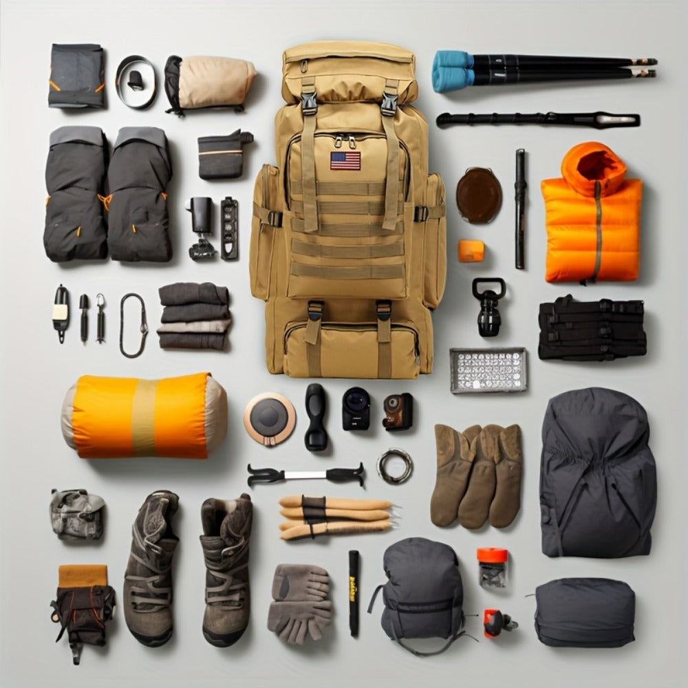 Travel Backpack – 80L, 80l Tactical Molle System Multi – detail view 21