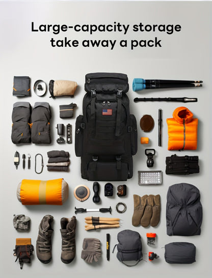 Travel Backpack – 80L, 80l Tactical Molle System Multi – detail view 29