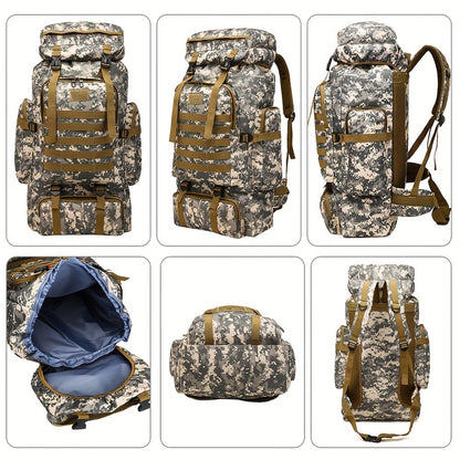 Travel Backpack – 80L, 80l Tactical Molle System Multi – detail view 15