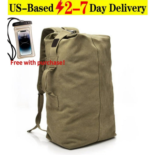 Travel Backpack – Canvas, Anti-Theft, Lightweight, for Travel – front view