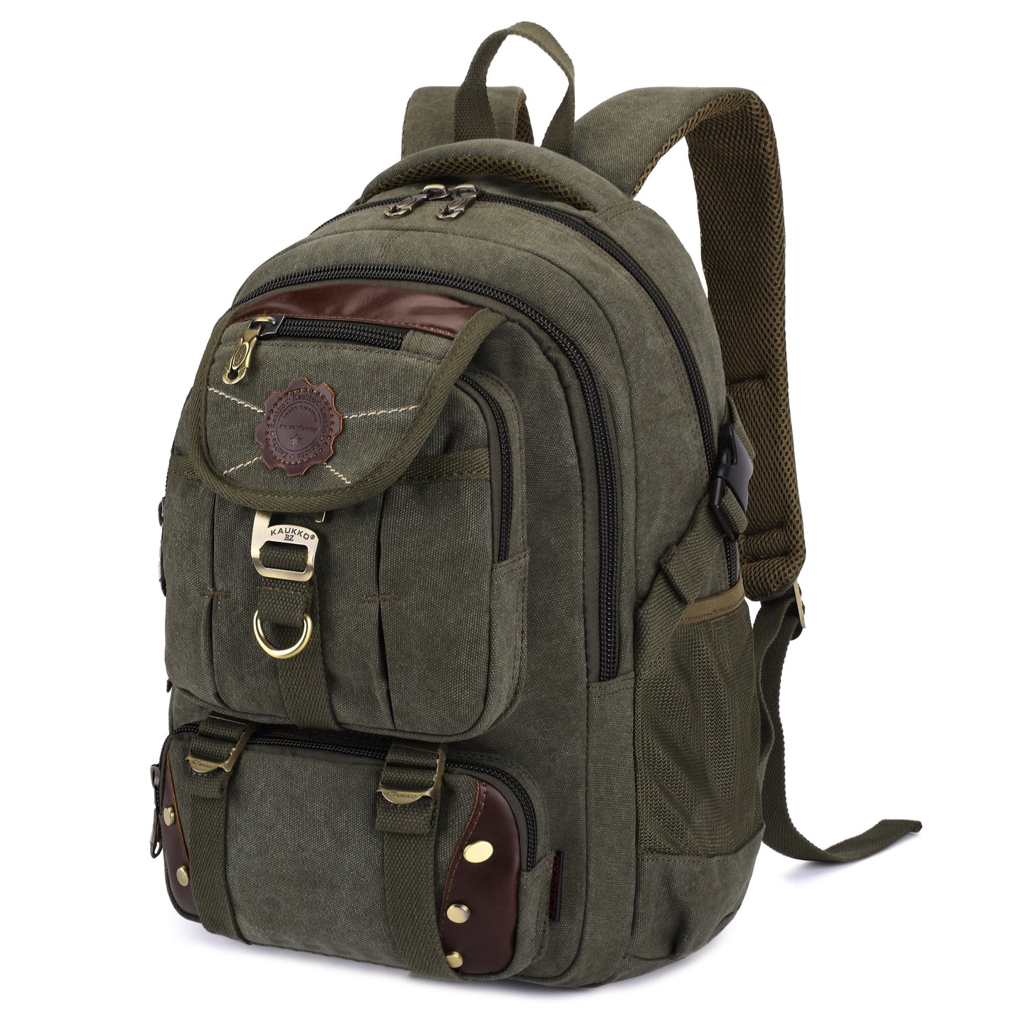 Travel Backpack – Canvas, Large Capacity, for Travel & School – detail view 13
