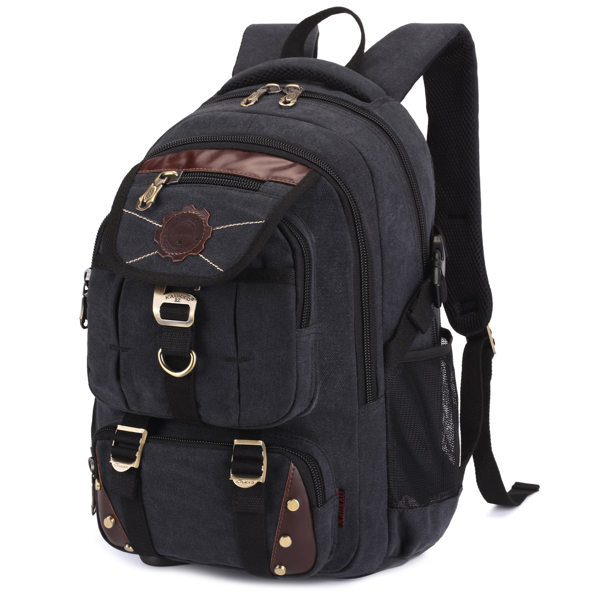 Travel Backpack – Canvas, Large Capacity, for Travel & School – alternate view