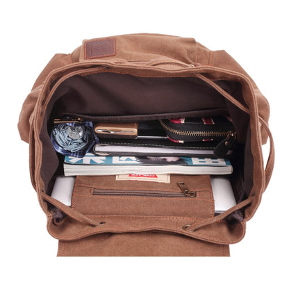 Travel Backpack – Canvas, Lightweight, Multi-Pocket, for Travel & Work – detail view 8