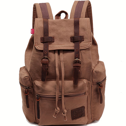 Travel Backpack – Canvas, Lightweight, Multi-Pocket, for Travel & Work – alternate view