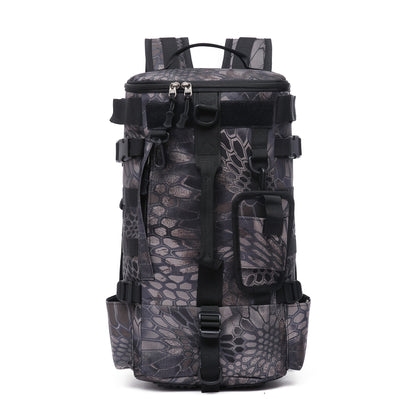 Travel Backpack – Convertible, Fishing Lure Compartment Dry Wet – detail view 2