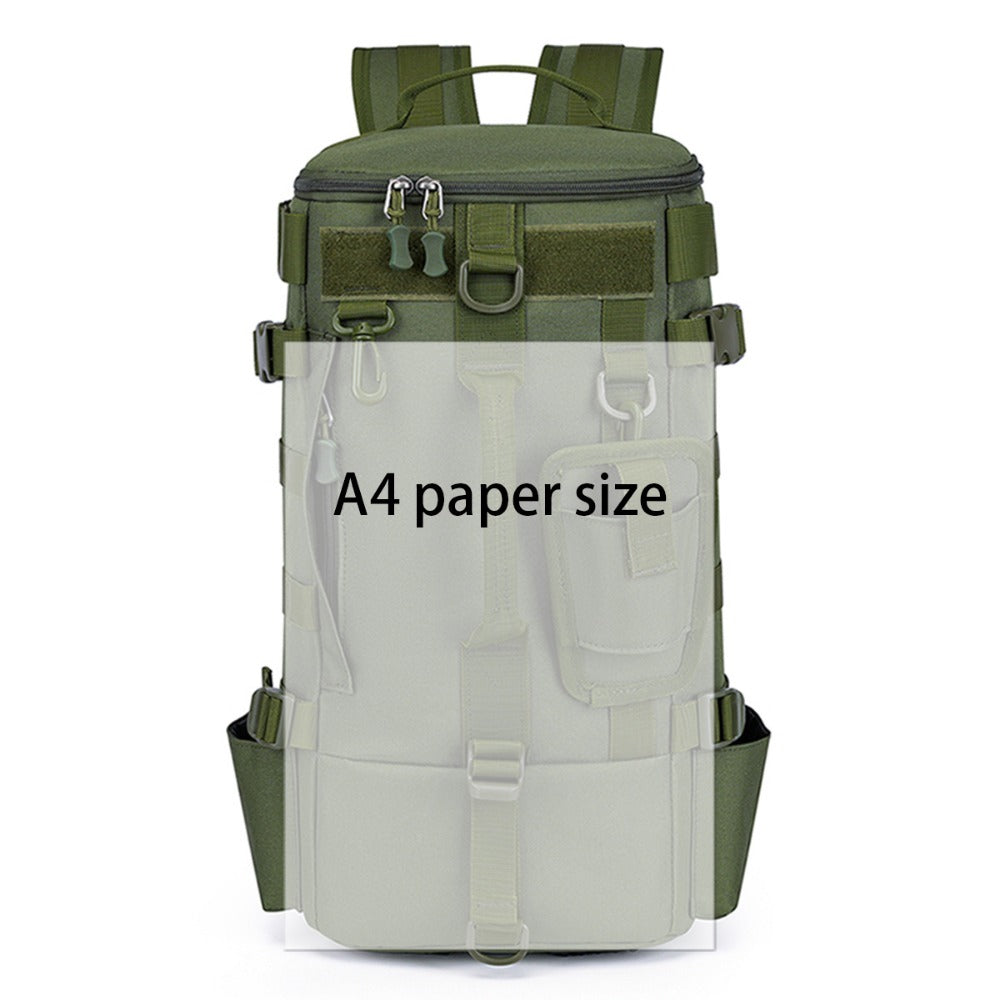 Travel Backpack – Convertible, Fishing Lure Compartment Dry Wet – detail view 21