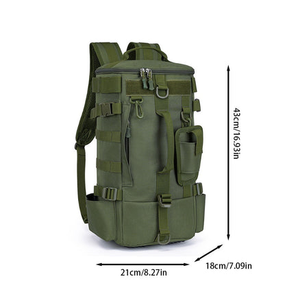 Travel Backpack – Convertible, Fishing Lure Compartment Dry Wet – detail view 7