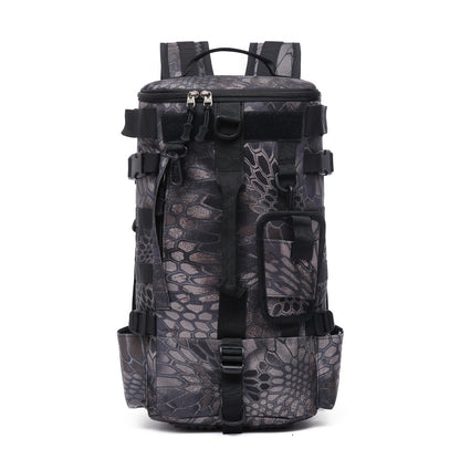 Travel Backpack – Convertible, Fishing Lure Compartment Dry Wet – detail view 12