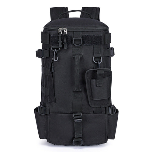Travel Backpack – Convertible, Fishing Lure Compartment Dry Wet – front view