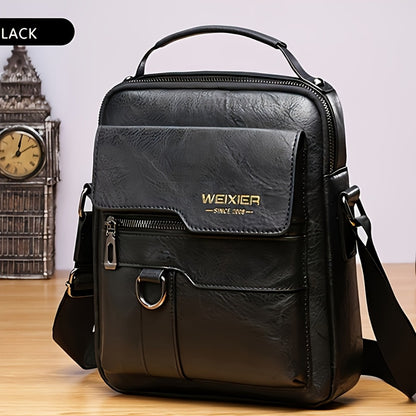 Travel Backpack – Genuine Leather, Large Capacity, Adjustable Strap, for Travel & Work – detail view 8