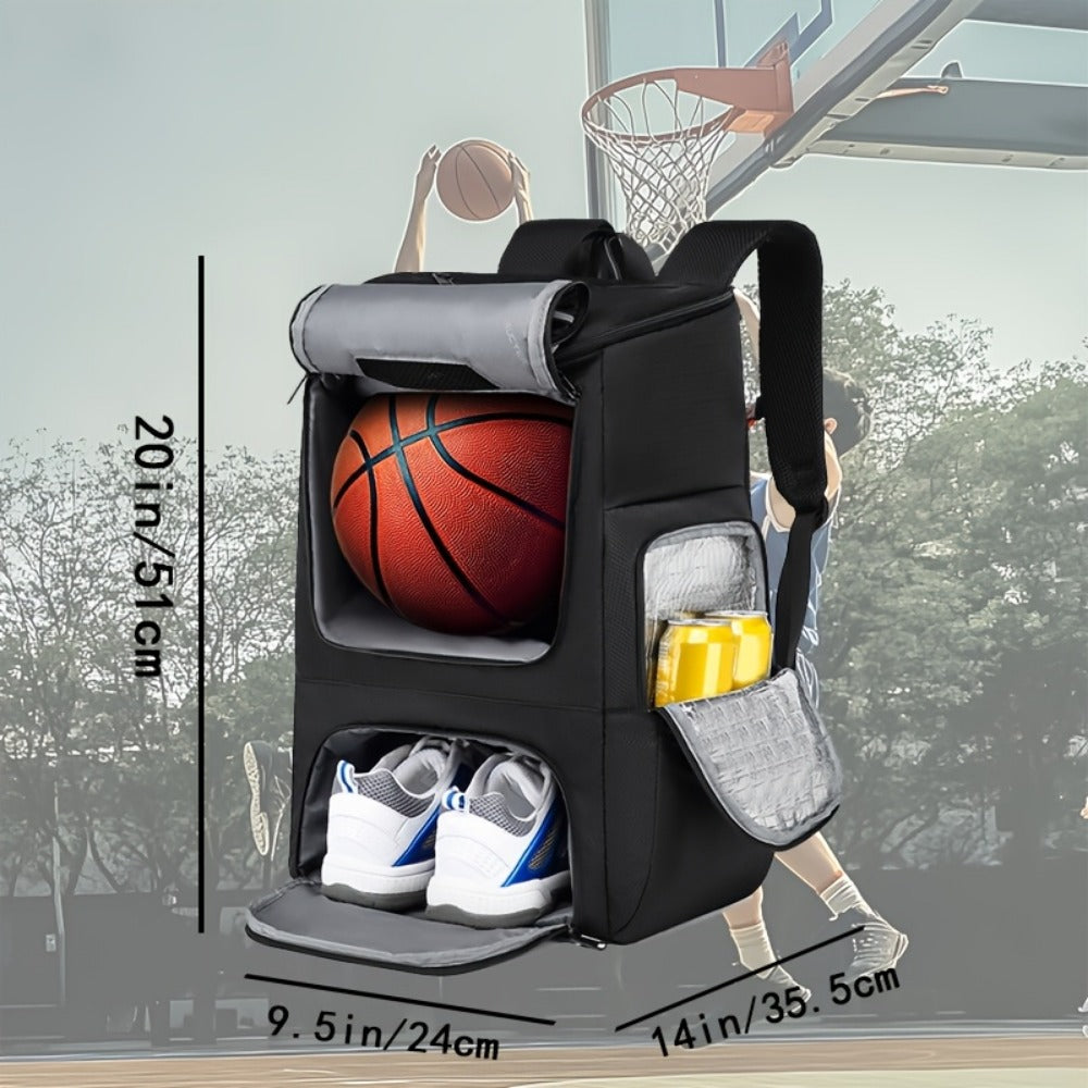 Travel Backpack – Large Capacity, Youth Basketball Shoe Compartment Multifunctional – detail view 7