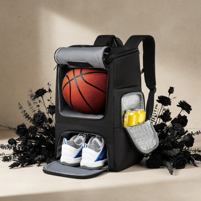 Travel Backpack – Large Capacity, Youth Basketball Shoe Compartment Multifunctional – detail view 9
