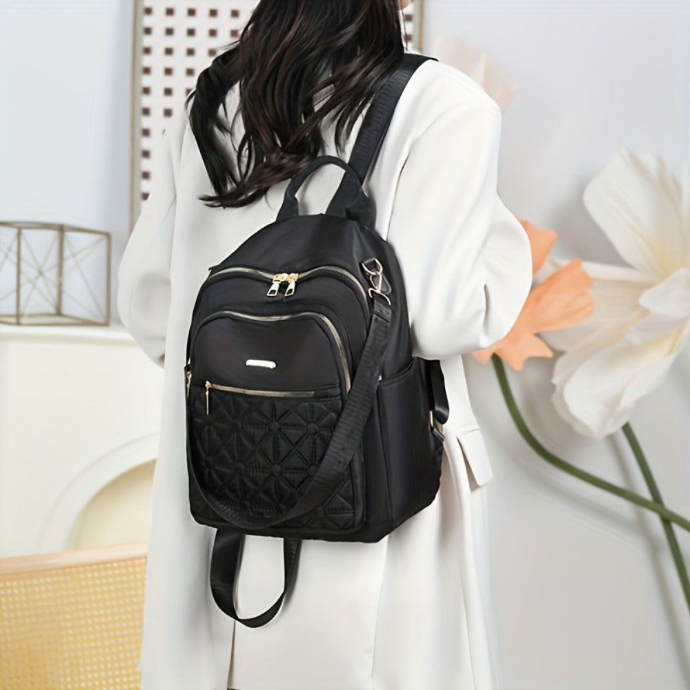 Travel Backpack – Nylon, Water Resistant, for Travel & Work – detail view 8
