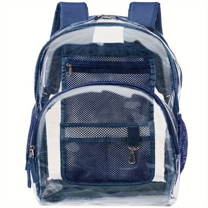 Travel Backpack – PVC, Clear, Transparent, for Travel & Work – detail view 3