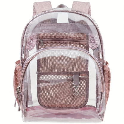 Travel Backpack – PVC, Clear, Transparent, for Travel & Work – detail view 19