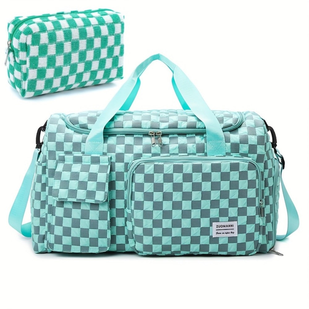 Travel Makeup Bag – 2-Piece, Foldable, for Travel | Bag Vero – front view