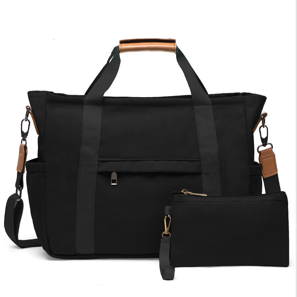 Travel Makeup Bag – 2PCS, Canvas, Multi-Pocket, for Travel & Work | Bag Vero – front view