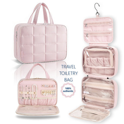 Travel Makeup Bag – PVC, Foldable, for Travel | Bag Vero – front view