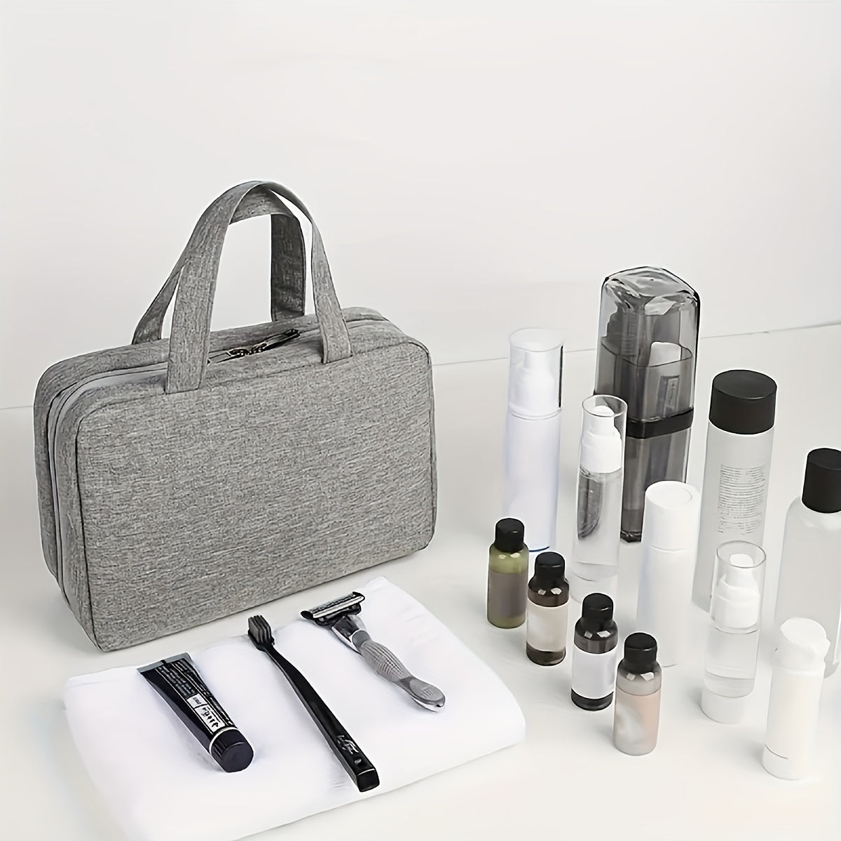 Travel Makeup Bag – Waterproof, Foldable, for Travel | Bag Vero – front view